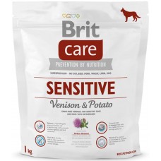 Brit Care (Брит Кеа) Sensitive (1 кг) корм гипоаллергенный для собак всех пород с олениной и картофелем